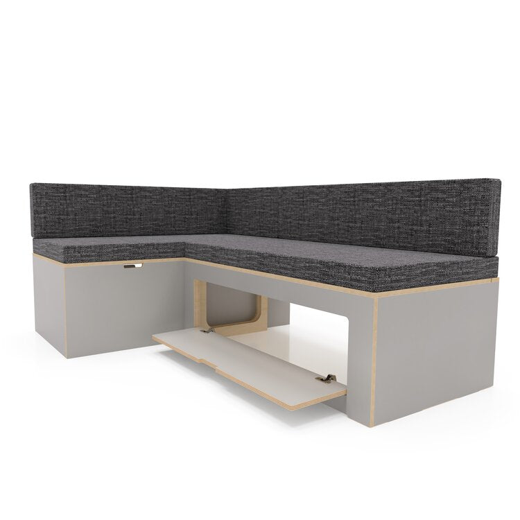Low Height Laminated L Shaped Universal Bed